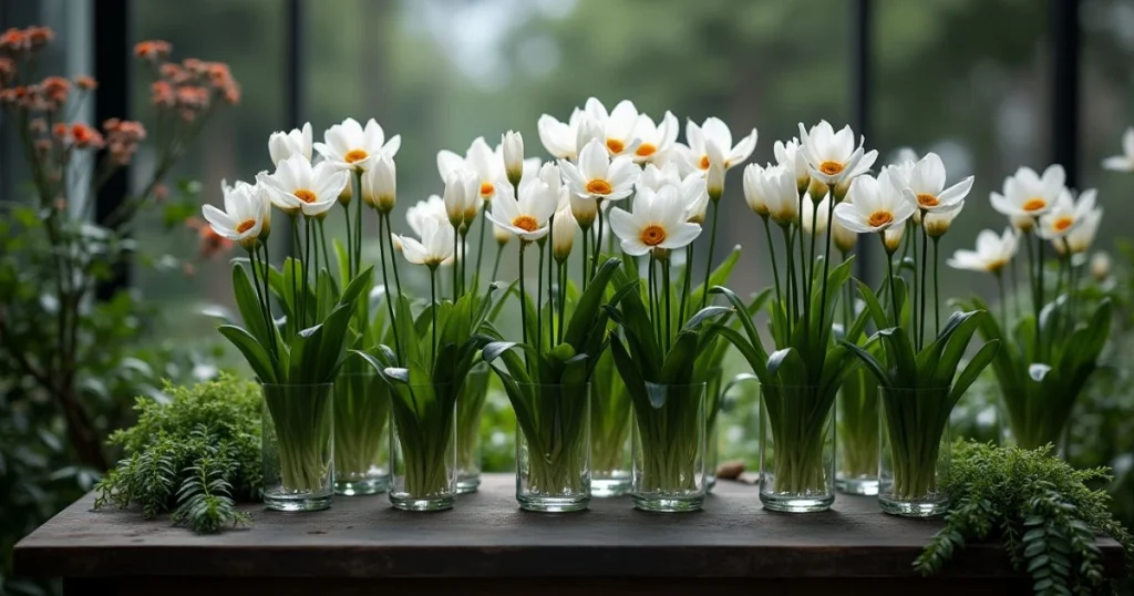 Black and White Flowers