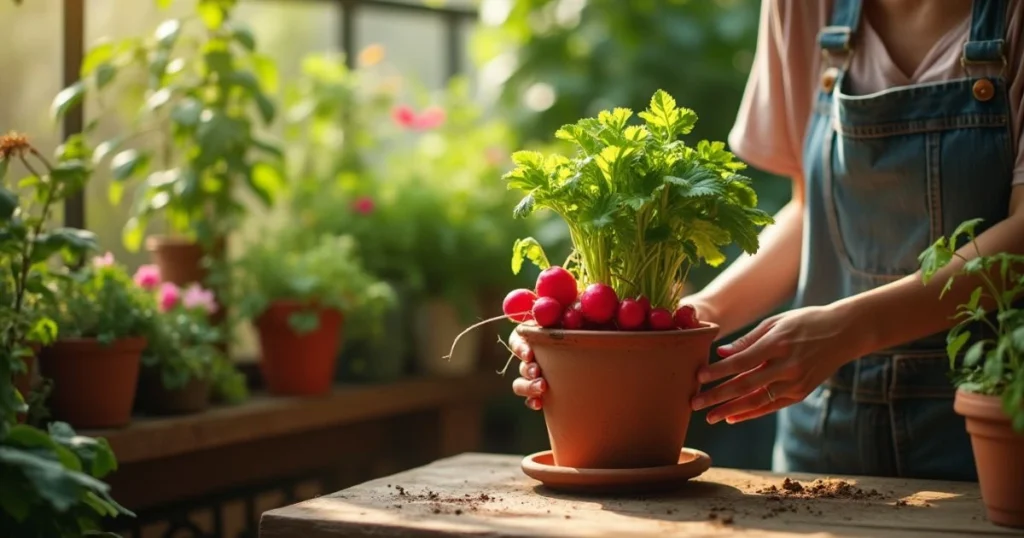 Grow Radishes in Pots