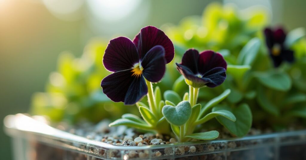 Black and White Flowers