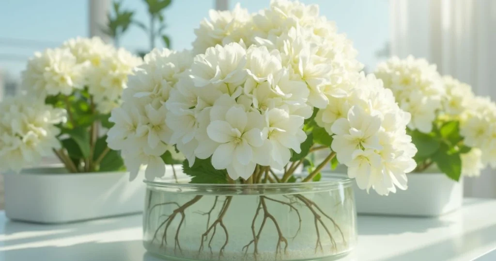 Black and White Flowers