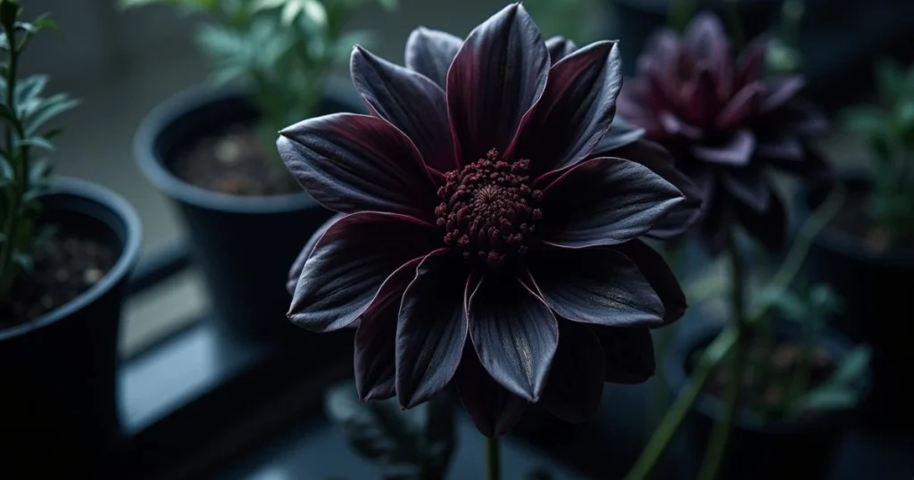 Black and White Flowers