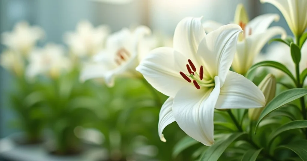 Black and White Flowers