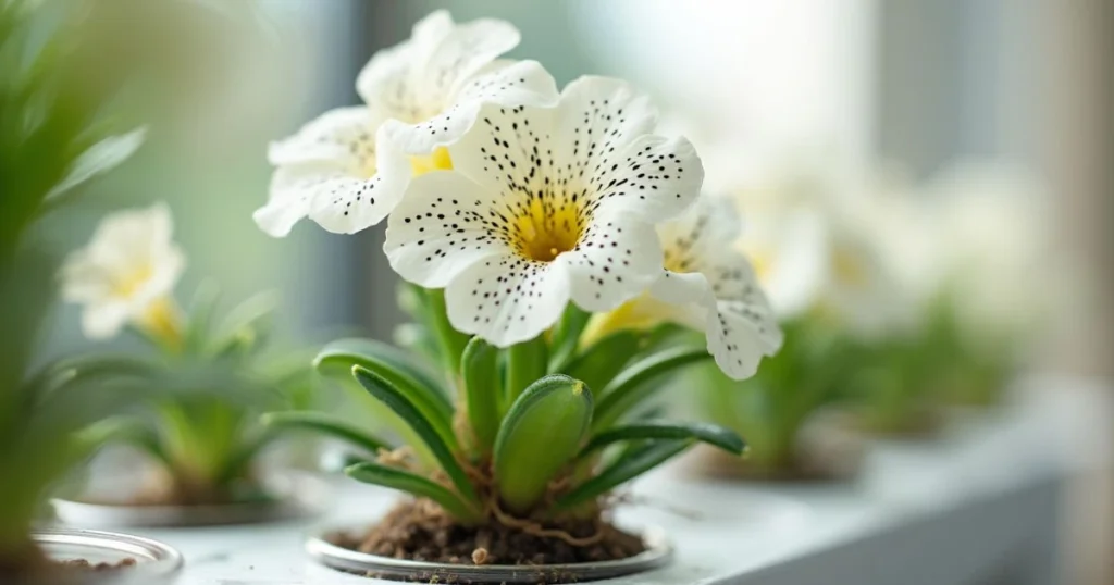 Black and White Flowers