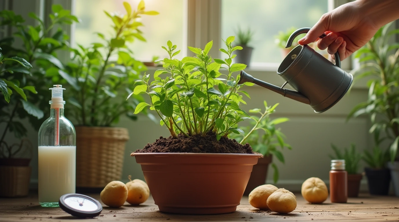 Potatoes Indoors