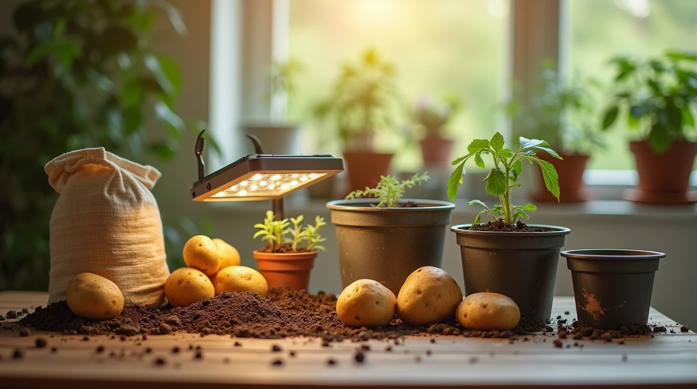 Potatoes Indoors