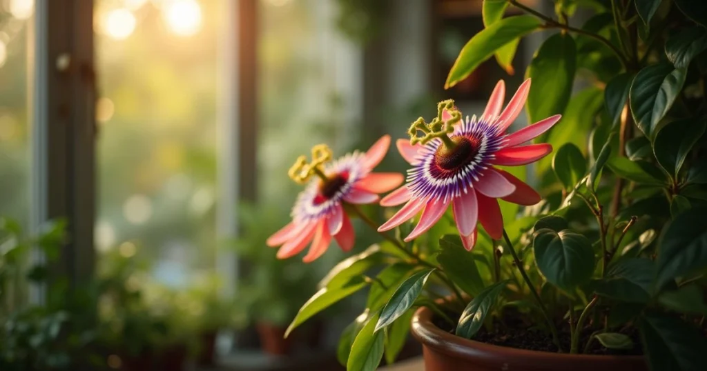 Growing passion flowers