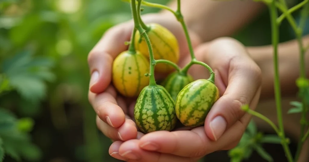 Cucamelons in Containers