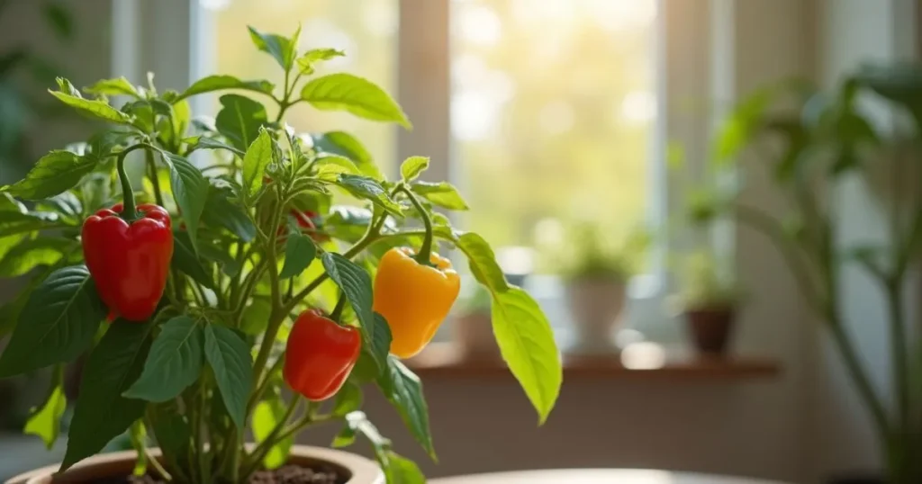 bell peppers indoors