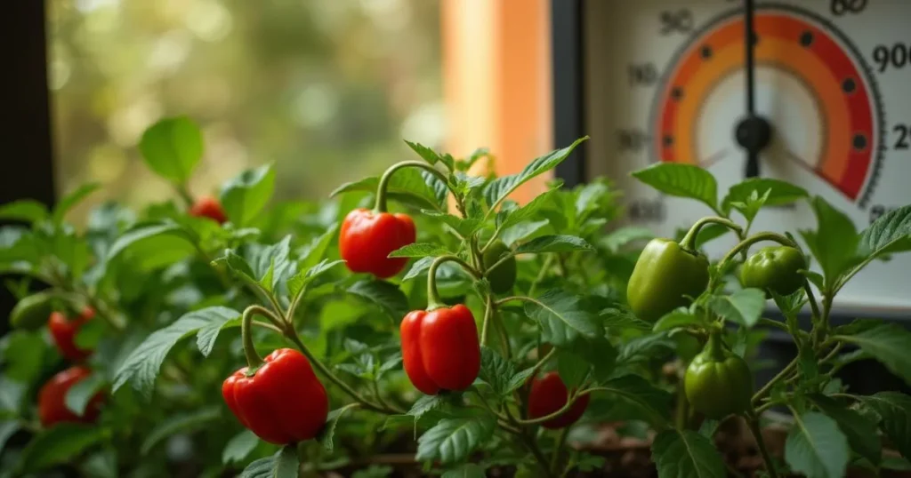 bell peppers indoors