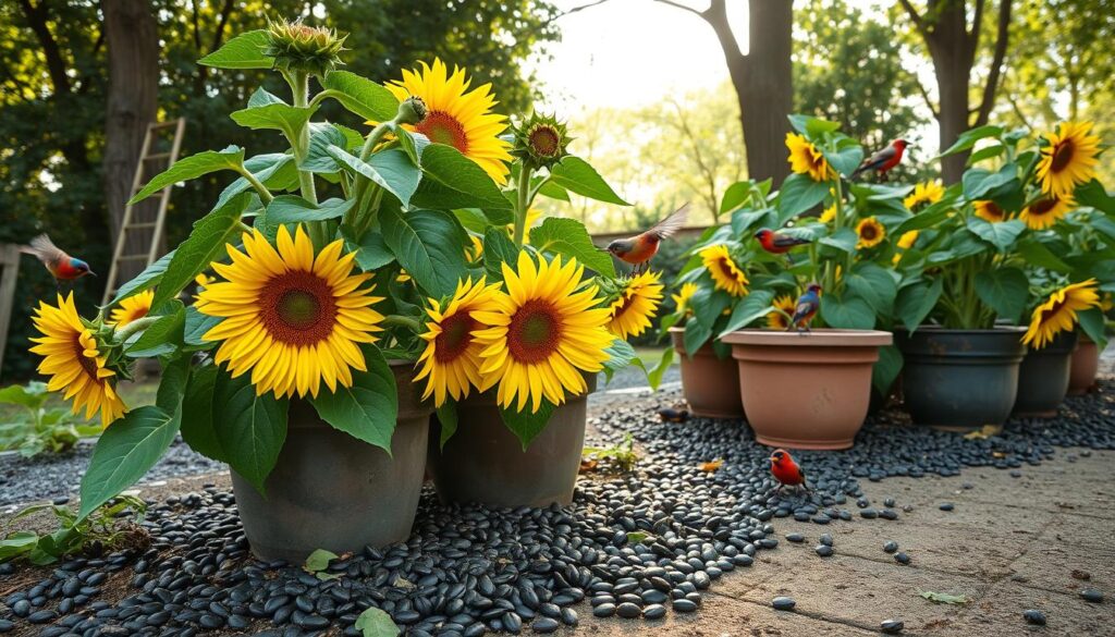 black oil sunflower seeds for bird feeding