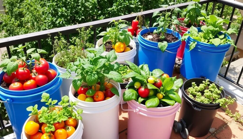 bucket gardening