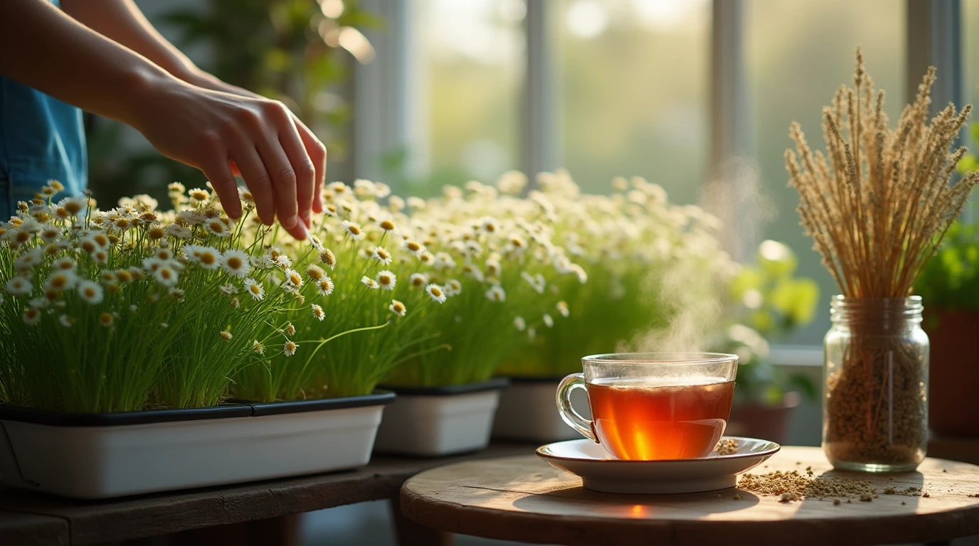 How to Harvest Hydroponic Chamomile
