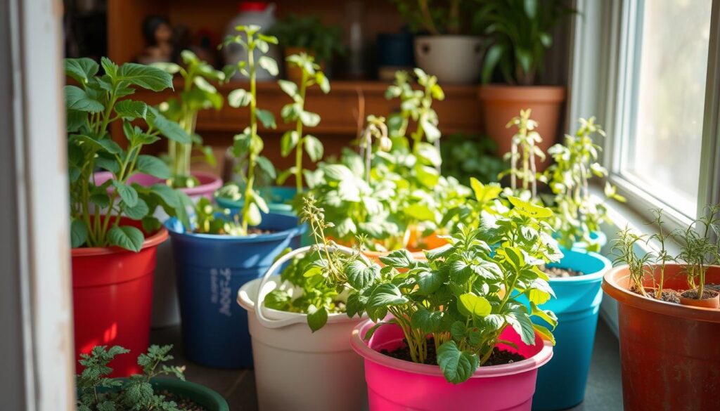 edible plants in containers