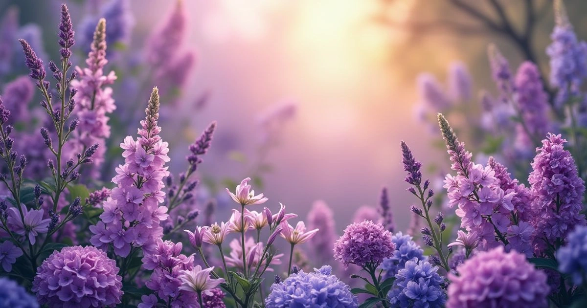 101 Purple Flowers