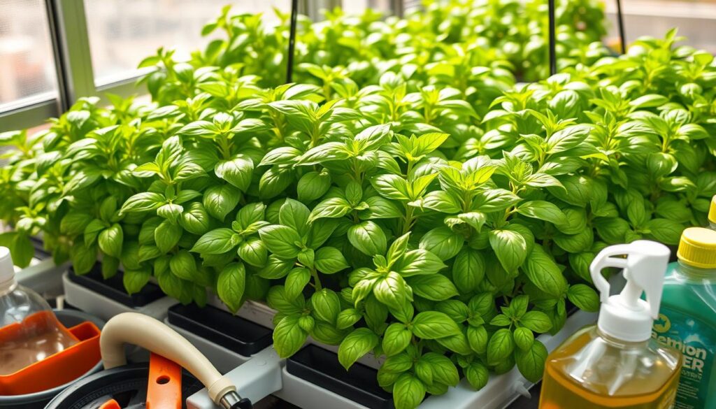 hydroponic basil care