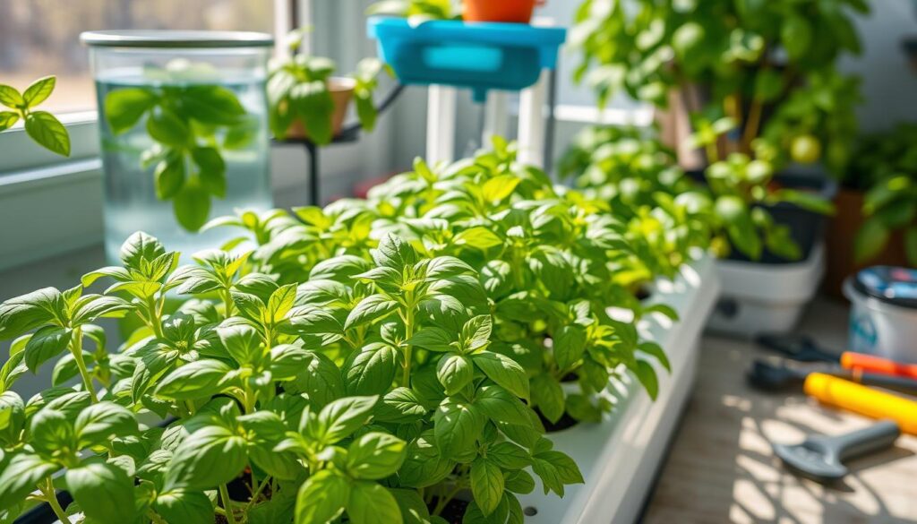 hydroponic basil care