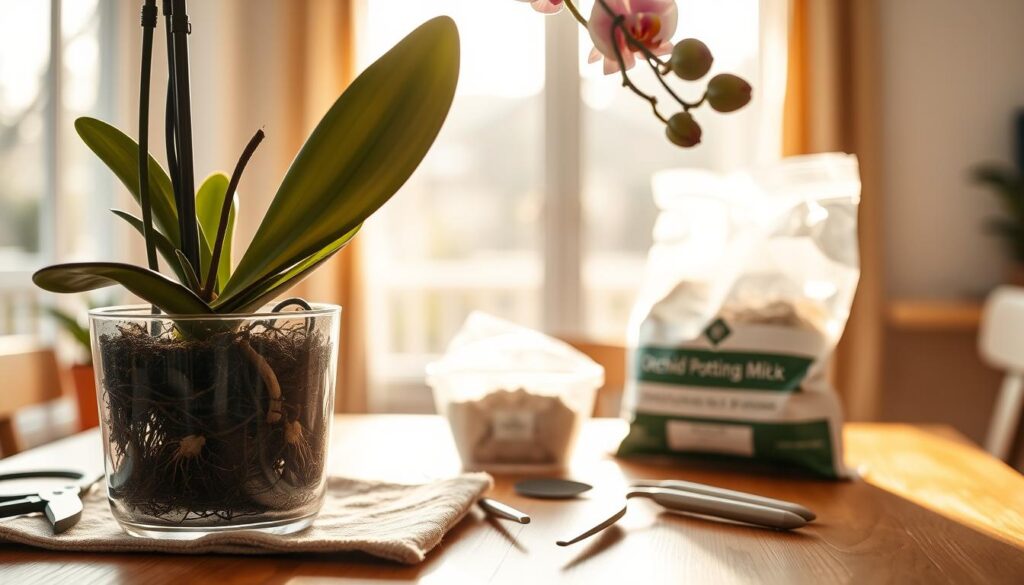 Orchid potting tips