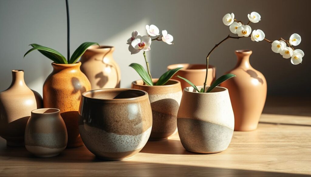 ceramic orchid pots