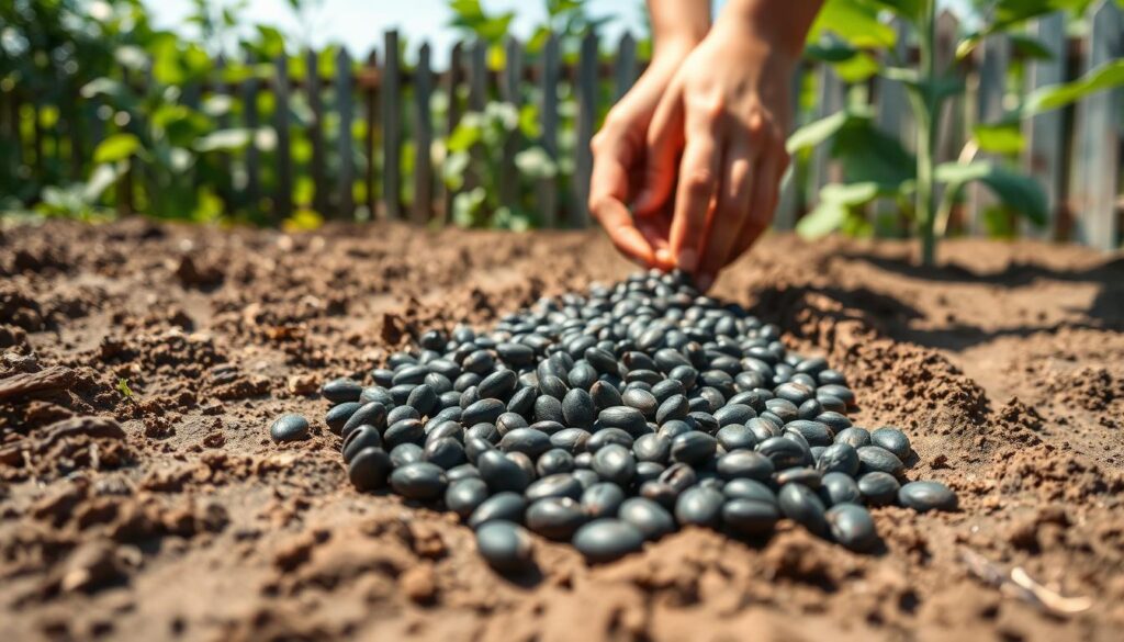 how to sow black oil sunflower seed