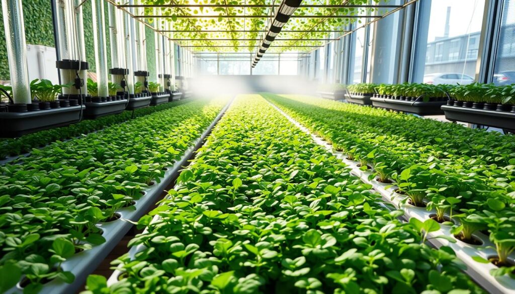 hydroponic microgreen farming