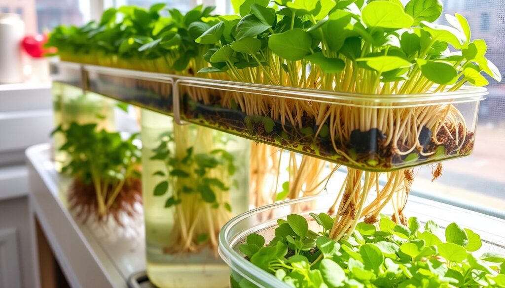 hydroponic microgreens