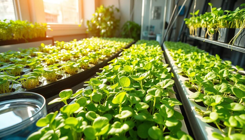 hydroponic microgreens