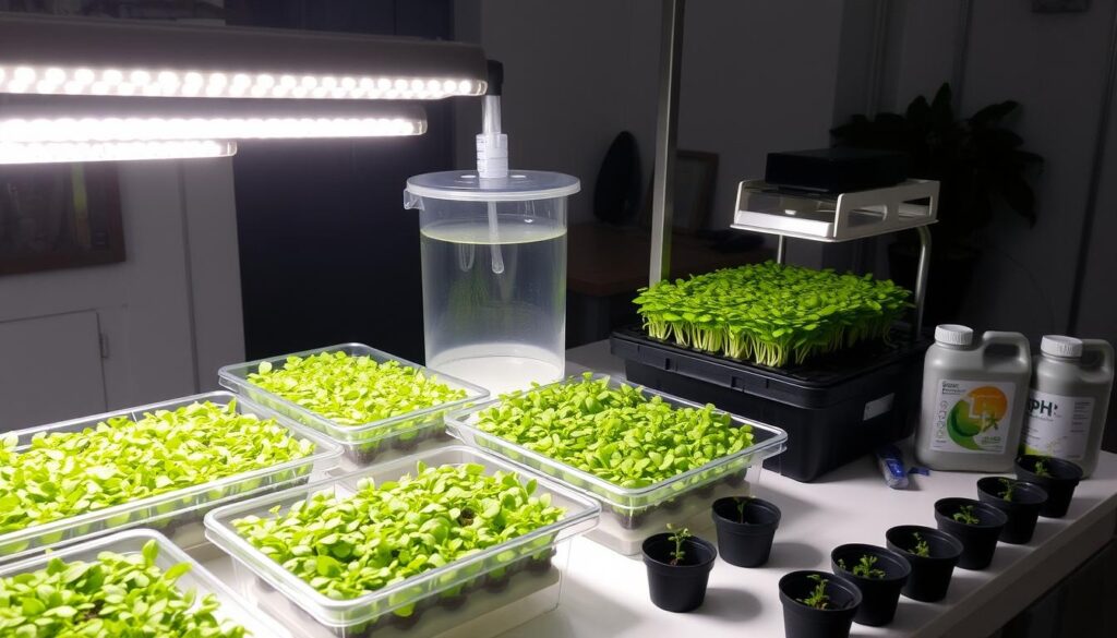 hydroponic microgreens equipment