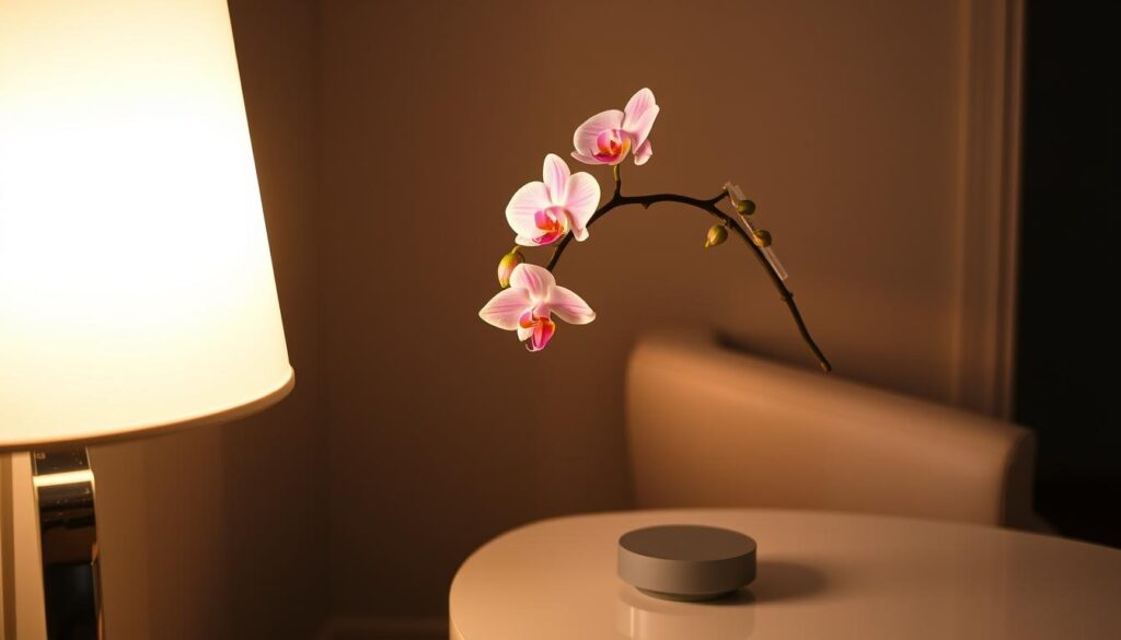 indoor orchid lighting