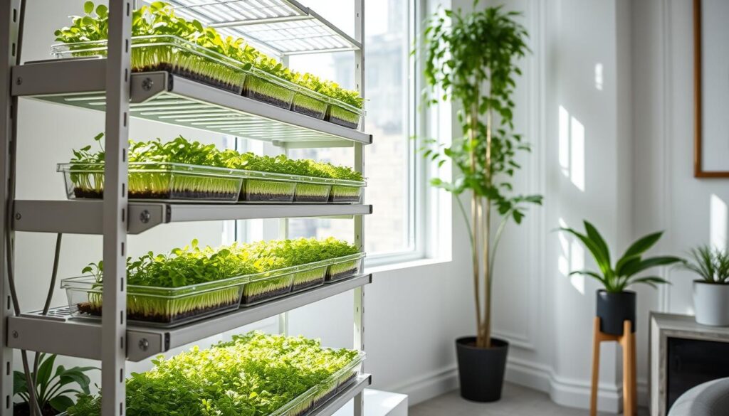 microgreens hydroponic system