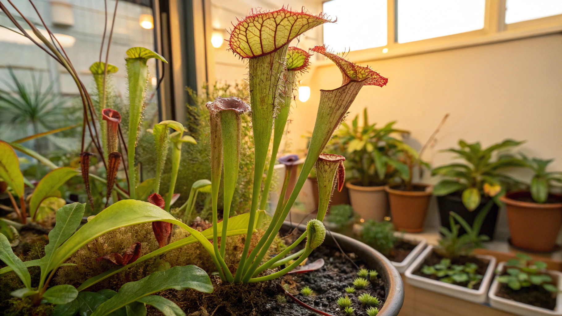Carnivorous pitcher plant