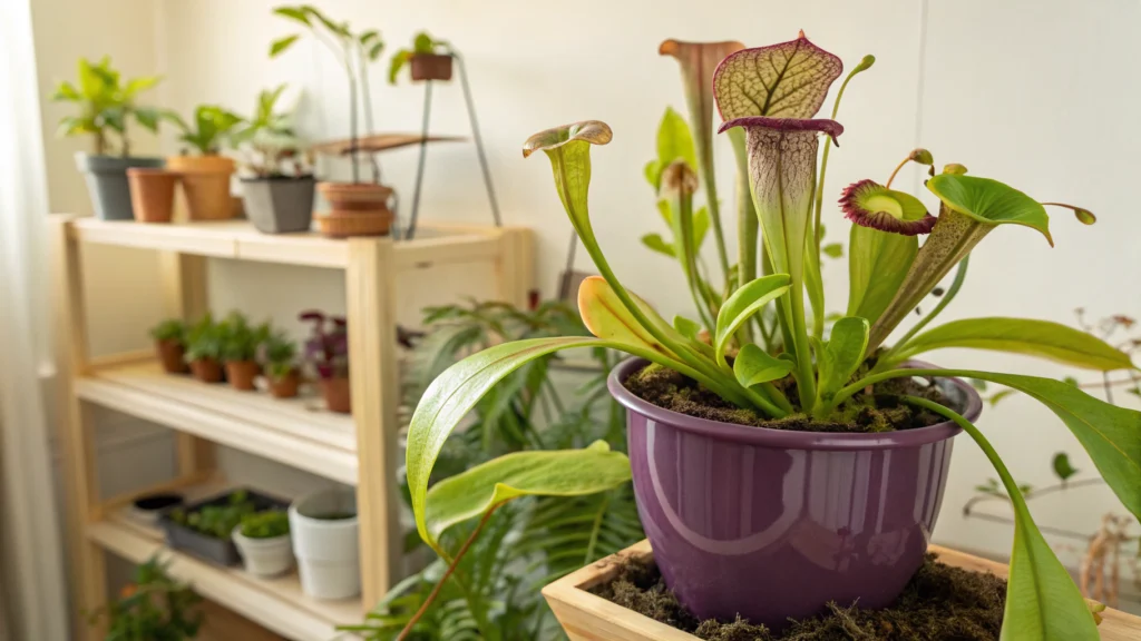 Carnivorous pitcher plant