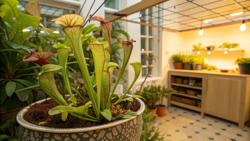 Carnivorous pitcher plant