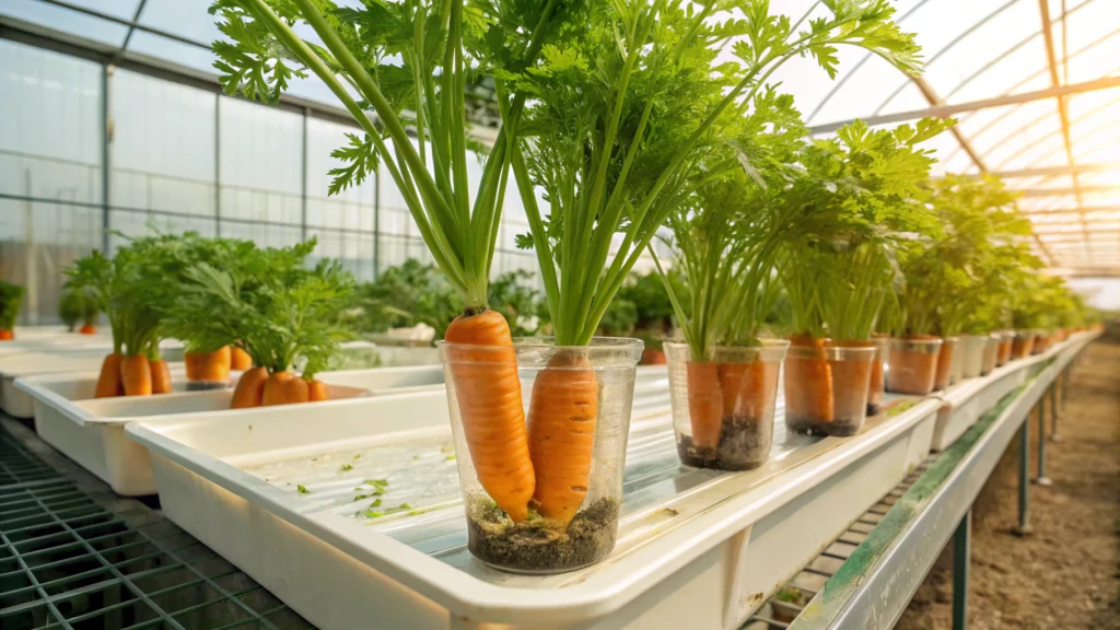 hydroponic carrots