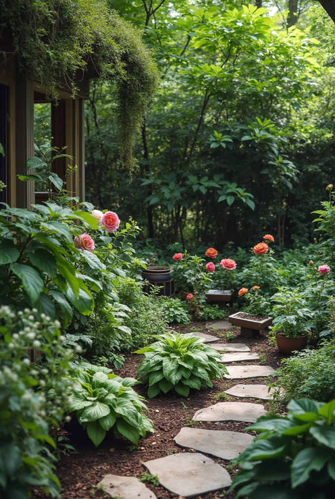 Shady Garden Corner
