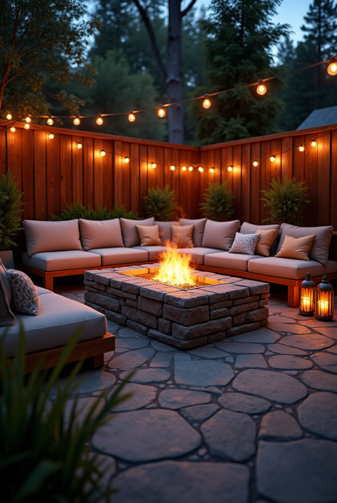 Outdoor Fire Pit Area