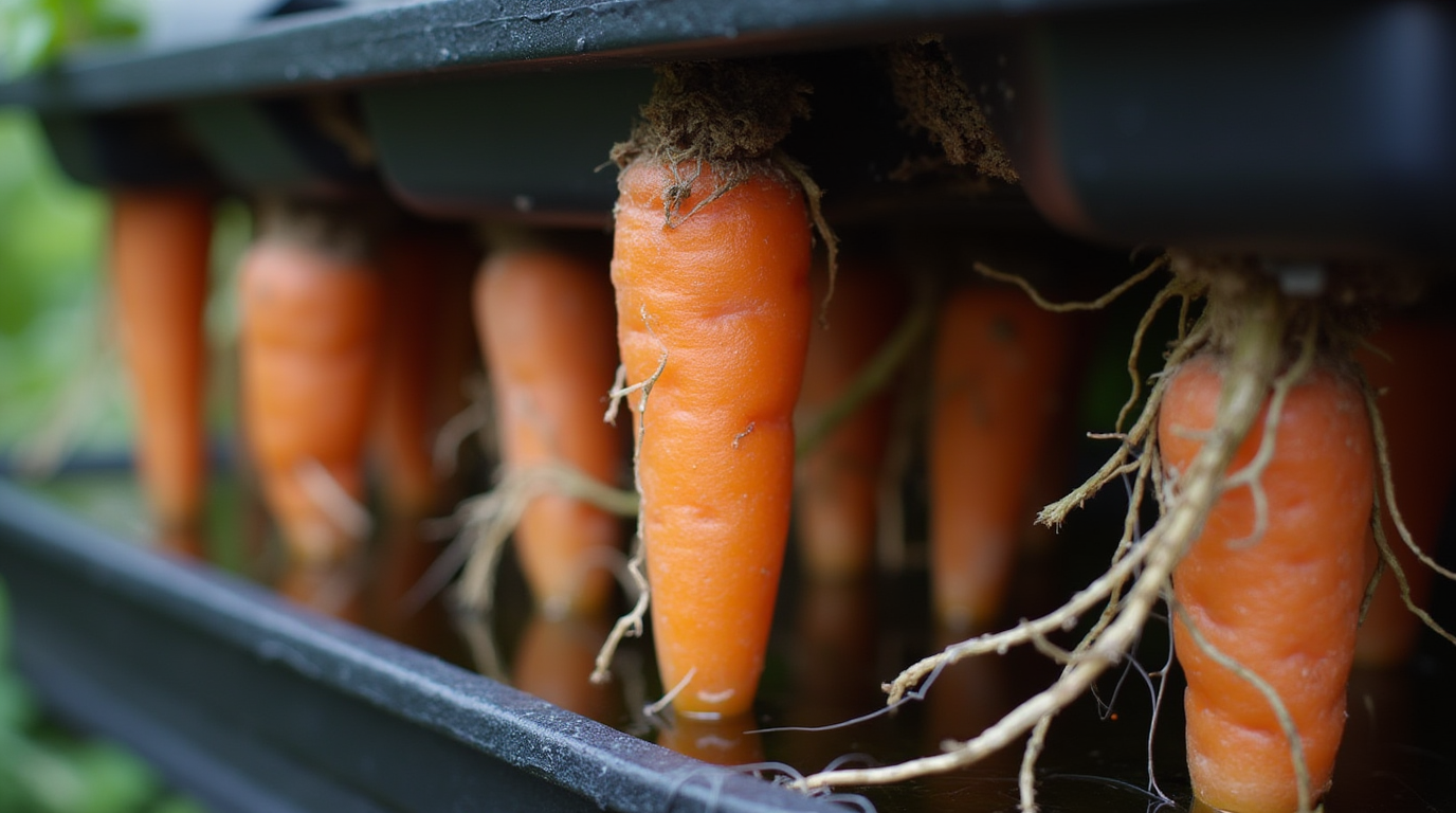 hydroponic carrots