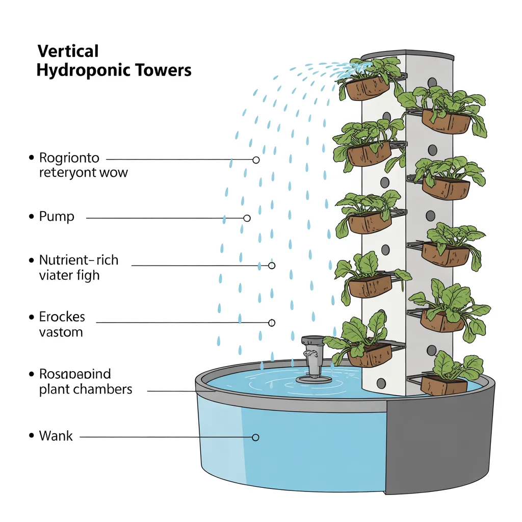 vertical aeroponics tower