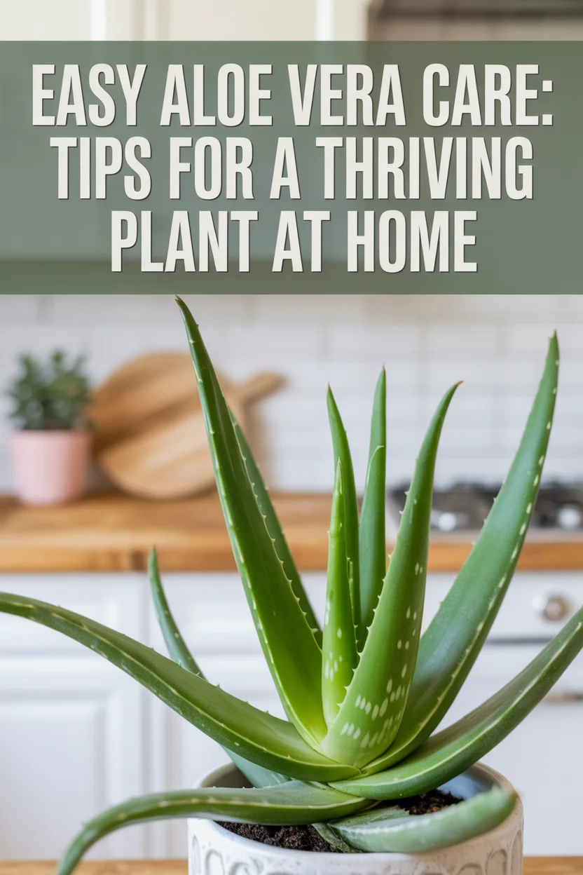 Easy Aloe Vera Care: Tips for a Thriving Plant at Home