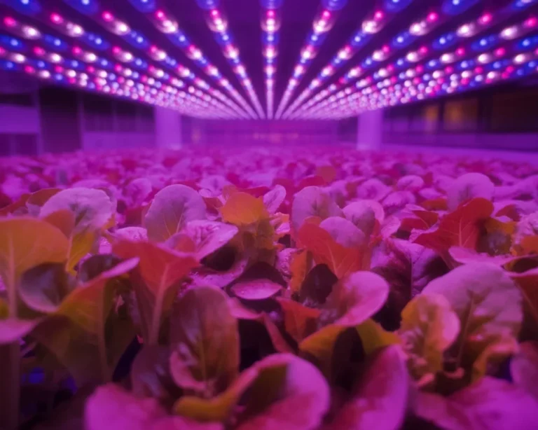 Aeroponics system demonstrating plants growing in mist without soil for sustainable farming.