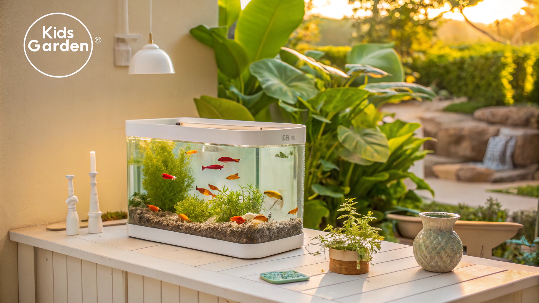 Hydroponic Fish Tank Ecosystem