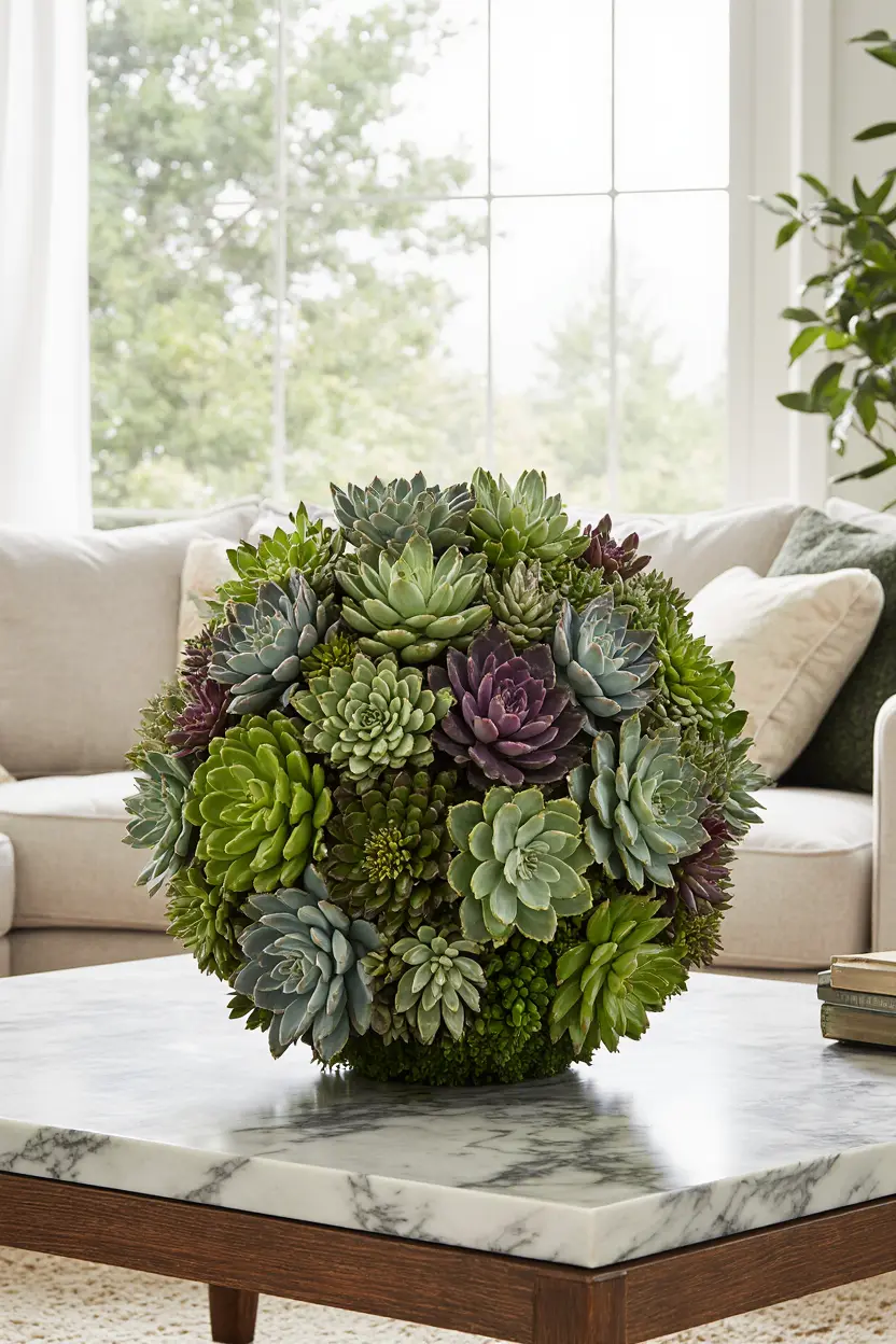Succulent Sphere Garden