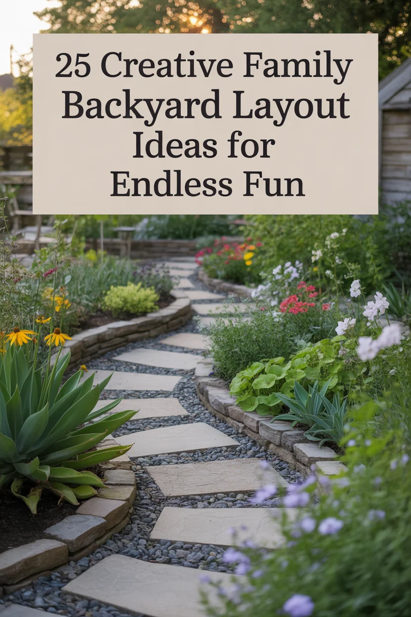 family backyard layout ideas