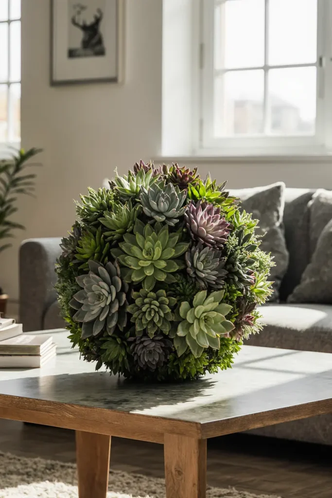 Succulent Sphere Garden