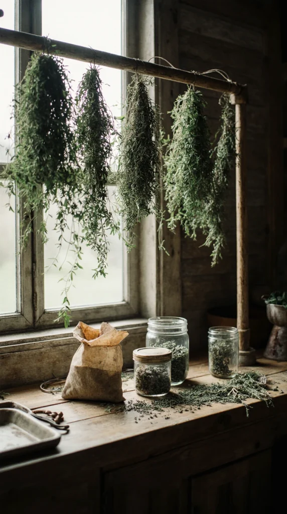 Dry and Store Fresh Garden Herbs