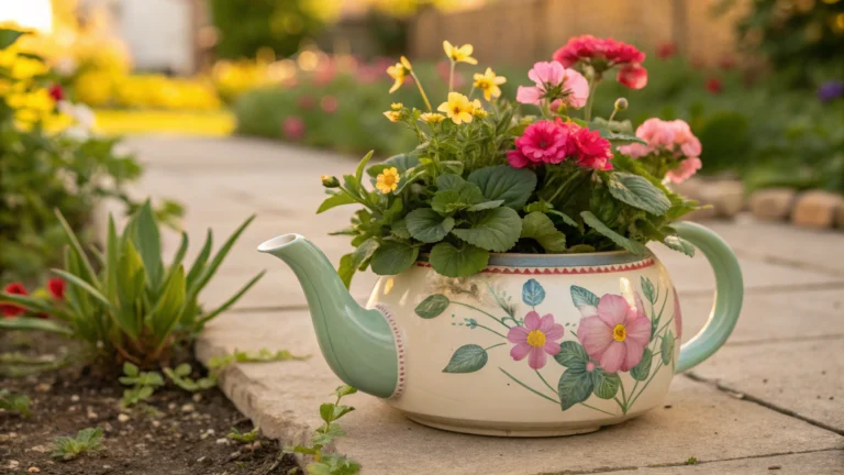 DIY Teapot Planter Ideas