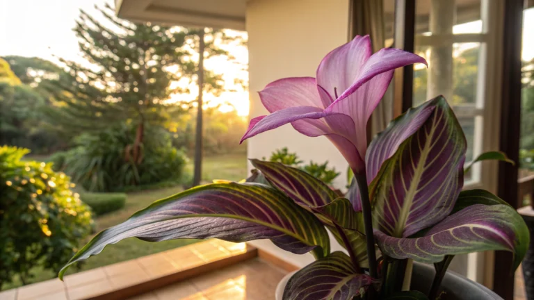 Purple Tip Calathea Couture Flower